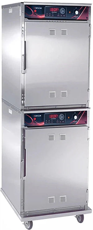 Cres Cor - Low Temperature Smoker Oven 1000-CH-SK-SPLIT-DE Cab 208-240V/1Ph/60Hz SS - EO 1000-CH-SK-01