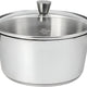 Cristel - 1826 Collection, 3 QT Stainless Steel Stewpot With Glass Lid - F20MV