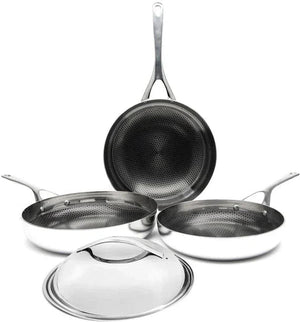 Crowd Cookware - 11" The Tricorne Stainless Steel Lid - Suitable for Blackbeard, Buccaneer and Naked Pan (28 cm) - 77700