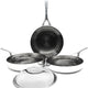 Crowd Cookware - 11" The Tricorne Stainless Steel Lid - Suitable for Blackbeard, Buccaneer and Naked Pan (28 cm) - 77700