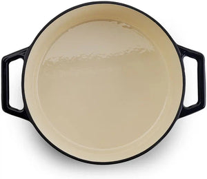 Crowd Cookware - 11.4" Tasman Recycled Black Dutch Oven With Traditional Lid - 77681