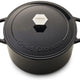 Crowd Cookware - 11.4" Tasman Recycled Black Dutch Oven With Traditional Lid - 77681