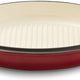 Crowd Cookware - 11.4" Tasman Recycled Red Dutch Oven With Grill & Traditional Lid - 77685