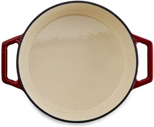 Crowd Cookware - 11.4" Tasman Recycled Red Dutch Oven With Traditional Lid - 77682