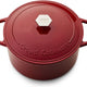 Crowd Cookware - 11.4" Tasman Recycled Red Dutch Oven With Traditional Lid - 77682