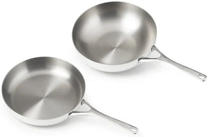 Crowd Cookware - 9" & 11", 5 Ply Titanium Frying Pans, Set of 2 - 77698