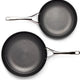 Crowd Cookware - 9" + 11" Cast Iron Buccaneer Skillet Fry Pan (24cm +28 cm) - 77677