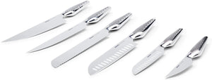 Crowd Cookware - Stainless Steel Knives with Whetstone, Set of 6 - 77659