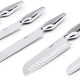 Crowd Cookware - Stainless Steel Knives with Whetstone, Set of 6 - 77659