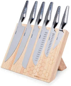 Crowd Cookware - Stainless Steel Knives with Whetstone, Set of 6 - 77659