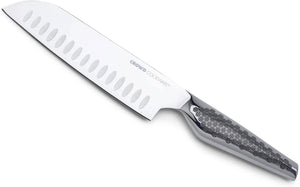 Crowd Cookware - Stainless Steel Large Santoku Knife with Whetstone - 77664