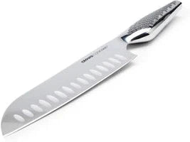 Crowd Cookware - Stainless Steel Large Santoku Knife with Whetstone - 77664