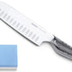 Crowd Cookware - Stainless Steel Large Santoku Knife with Whetstone - 77664