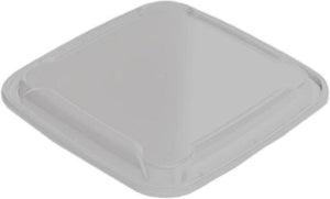 Cube Packaging - 9" X 9" X 2", 48 Oz White Square Container Combo, 48oz, 100/Cs - CUBCR1047W