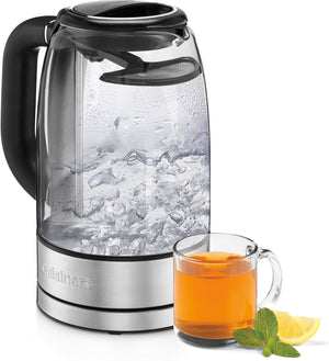 Cuisinart - 1.7 L ViewPro™ Cordless Electric Glass Kettle - GK-17NC