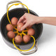 Cuisipro - 6.25"x6.25"x0.75" Silicone Yellow Egg Sling Rack - 74792117