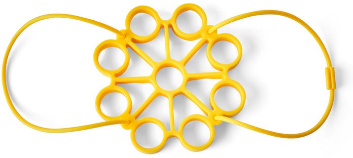 Cuisipro - 6.25"x6.25"x0.75" Silicone Yellow Egg Sling Rack - 74792117