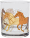 Cuisivin - 10.25 Oz Designed Glassware Stallions Line Art Tumbler, Pack of 6 BB - 8821HR