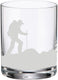 Cuisivin - 10.8 Oz Hiker Print Whisky Glass, Pack of 6 - 8470HIKE