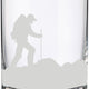 Cuisivin - 10.8 Oz Hiker Print Whisky Glass, Pack of 6 - 8470HIKE