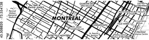 Cuisivin - 10.8 Oz Montreal Map Whisky Glass, Pack of 6 - 8470MONT.BK