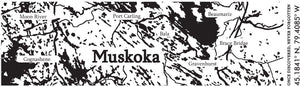 Cuisivin - 10.8 Oz Muskoka Map Whisky Glass, Pack of 6 - 8470MUSK.BK