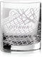 Cuisivin - 10.8 Oz Ottawa Map Whisky Glass, Pack of  6 - 8470OTT.BK