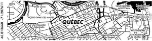 Cuisivin - 10.8 Oz Quebec City Map Whisky Glass, Pack of 6 - 8470QUE.BK