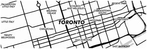 Cuisivin - 10.8 Oz Toronto Map Whisky Glass, Pack of 6 - 8470TOR.BK