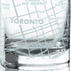 Cuisivin - 10.8 Oz Toronto Map Whisky Glass, Pack of 6 - 8470TOR.BK