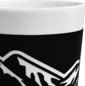 Cuisivin - 11.8 Oz Black Velour Mountains Porcelain Mug - 6601VMOUBL