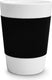 Cuisivin - 11.8 Oz Velour Band Porcelain Mug Black Band - 6601VBL