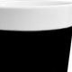 Cuisivin - 13.8 Oz Velour Black Band Porcelain Mug with Handle - 6603VBL