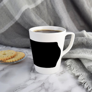 Cuisivin - 13.8 Oz Velour Black Band Porcelain Mug with Handle - 6603VBL