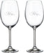 Cuisivin - 15.25 Oz Mr. & Mr. Red Wine Glasses, Set Of 2 - 8462MRS