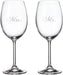 Cuisivin - 15.25 Oz Mr. & Mrs. Wine Glass, Set Of 2 - 8462MM