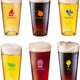 Cuisivin - 20 Oz Perfect Pint Buzzed Cocktail Glass, Pack of 6 - 8614BZ