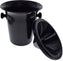 Cuisivin - Black Spittoon & Lid - 4415