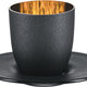 Cuisivin - Eisch 3.38 Oz Black Cosmo Espresso Cup with Saucer Gift Tube - 109.6