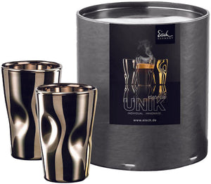 Cuisivin - Eisch 3.38 Oz Unik Platinum Espresso Glass, Pack Of 2 - 132.9