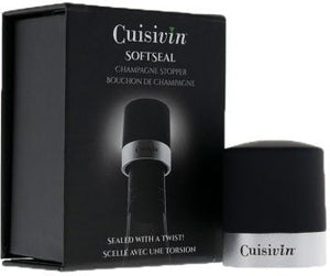 Cuisivin - SoftSeal Champagne Stopper Silver Gift Boxed - 4417