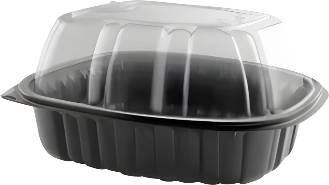 D&W Fine Pack - 10" Vented Roaster PP Clear Lid, Pack of 200 - PL21910274H5