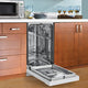 Danby - 18″ Wide Built-In Dishwasher In Black - DDW1804EW