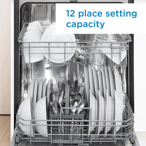 Danby - 18″ Wide Built-In Dishwasher In Stainless Steel - DDW1804EBSS