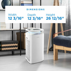 Danby - Air Purifier Up To 450 Sq. Ft. In White - DAP290BAW