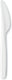 Darnel - Bistrot White Heavy Weight Plastic Cutlery Knife, Pack of 1000 - D92210001