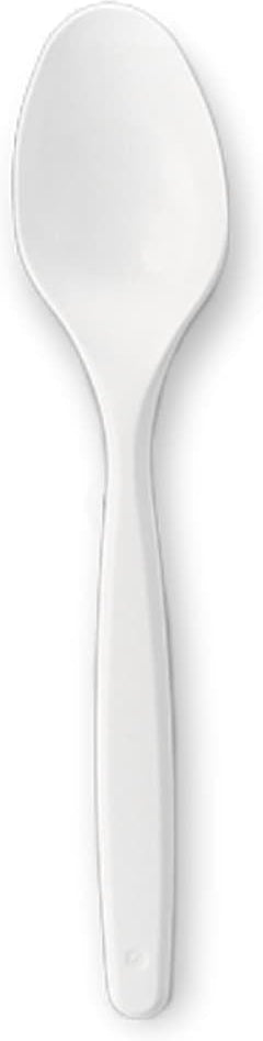 Darnel - Bistrot White Heavy Weight Plastic Cutlery Soup Spoon, Pack of 1000 - D94210001