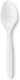 Darnel - Bistrot White Heavy Weight Plastic Cutlery Soup Spoon, Pack of 1000 - D94210001