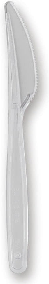 Darnel - Clear Heavy Weight Bistrot Plastic Cutlery Knife, Pack of 1000 - D92210000