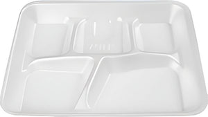 Darnel - Foam 5 Compartment Lunch Tray, Pack of 500 - DU2014501